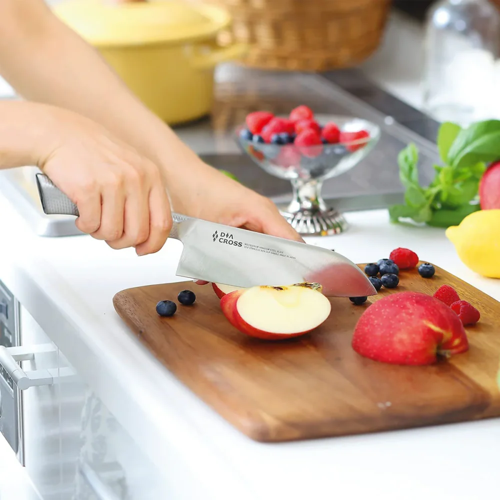 Santoku Kasumi Dia Cross 165mm DC-100 - immagine 2