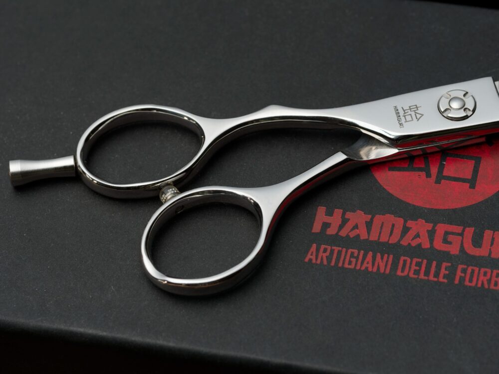 Forbici Sfoltitrici per Parrucchieri Hamaguri (Mancini) Modello Hidari, 6", 30 Denti, Acciaio SUS440C - immagine 2