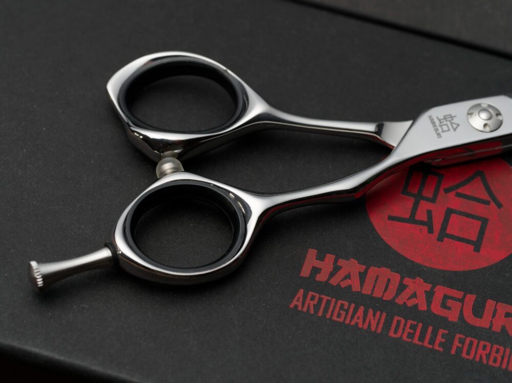 Forbici per Parrucchieri Hamaguri, Modello Shinwa, 5,5" Acciaio JAPAN440C - immagine 2