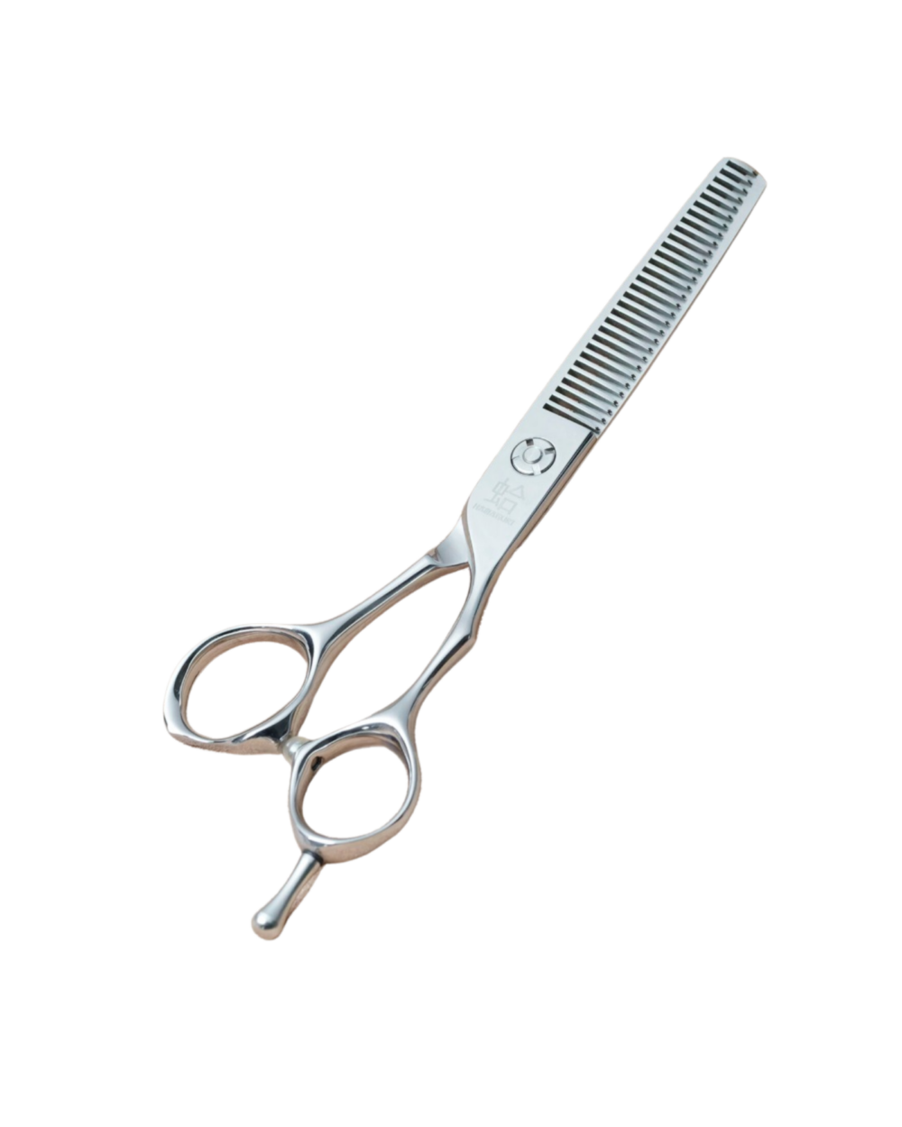 Forbici da Parrucchiere Hamaguri per Sflotitura, Modello Atai 6", 30 Denti con Profilo a V