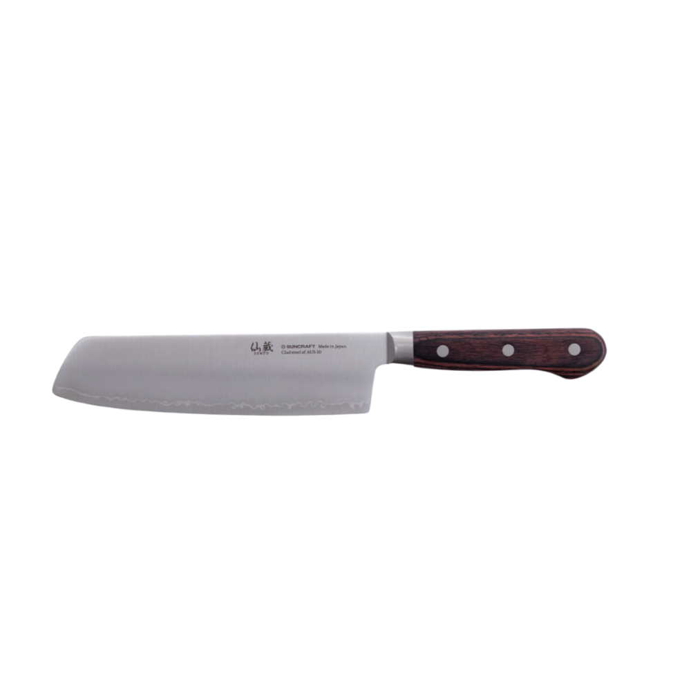 Coltello Nakiri Suncruft, Serie Senzo Clad, Lama 17cm