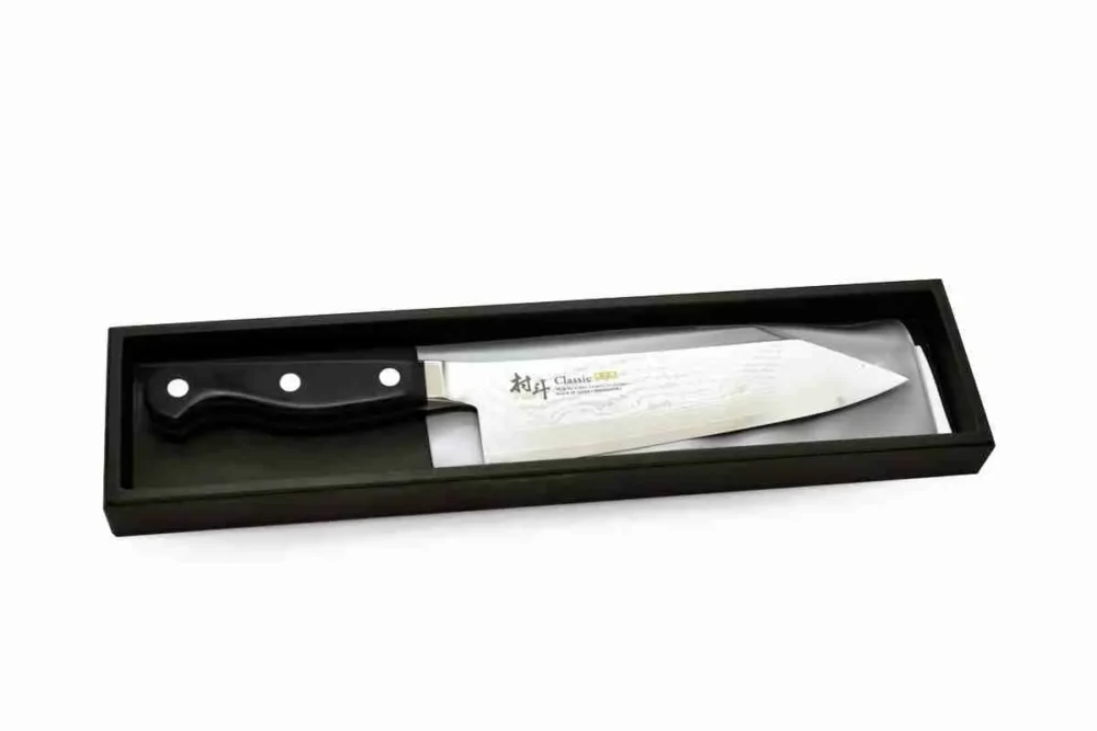 Shimomura Kengata (Kiritzuke) Serie Classic Damascus 180mm MCL-202 - immagine 2