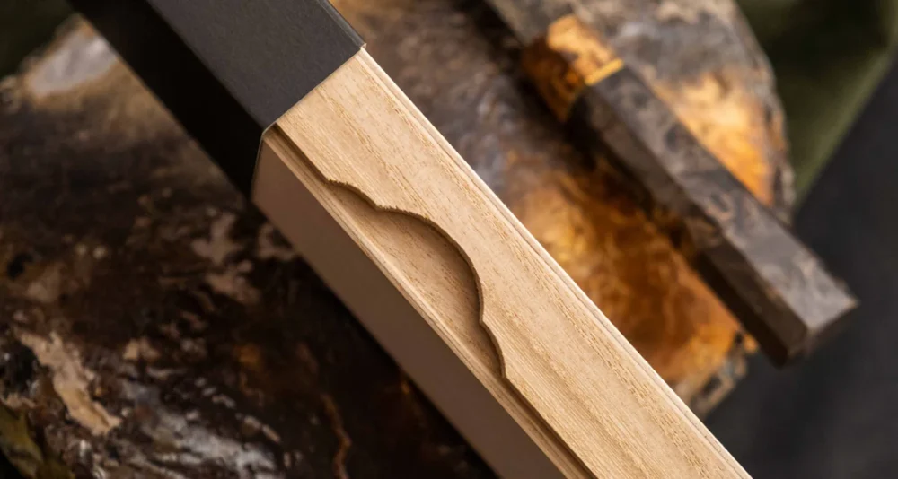 Senzo Dawn Edizione limitata Gyuto SG2 Damasco 200mm - immagine 5